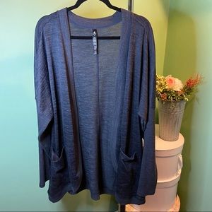 90 degree long sleeve cardigan style